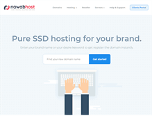Tablet Screenshot of nawabhost.com